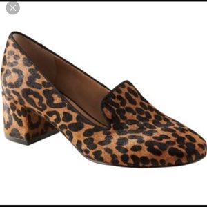 Banana republic mid heel smoking slipper